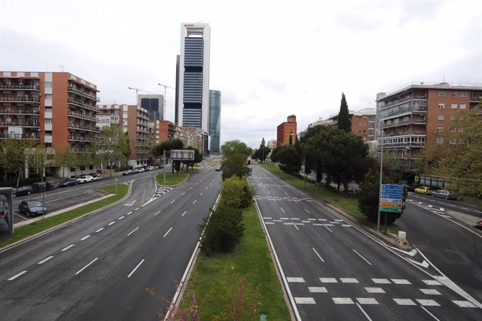Paseo de la Castellana de Madrid, eje de negocios de la capital