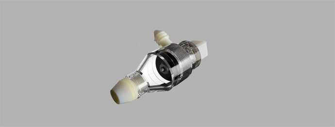 Fotografía del prototipo de válvula diseñado en la Universidad de Granada