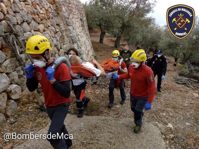 Momento del rescate.