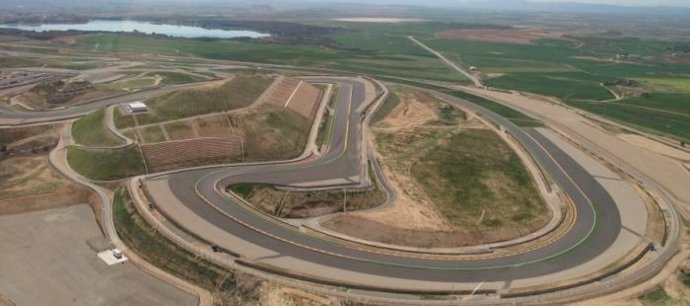 Imagen área del circuito de MotorLand Aragón