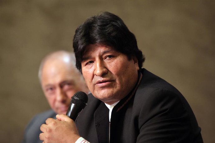El ex presidente de Bolivia Evo Morales