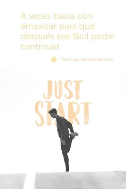 Iniciar es la manera de empezar