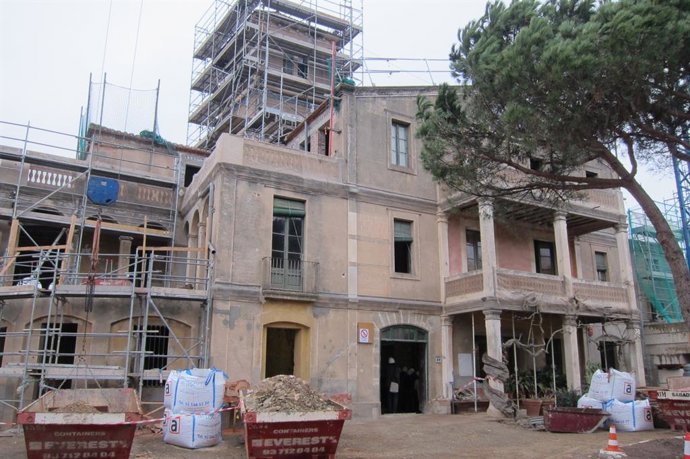 Villa Joana en obras (archivo)
