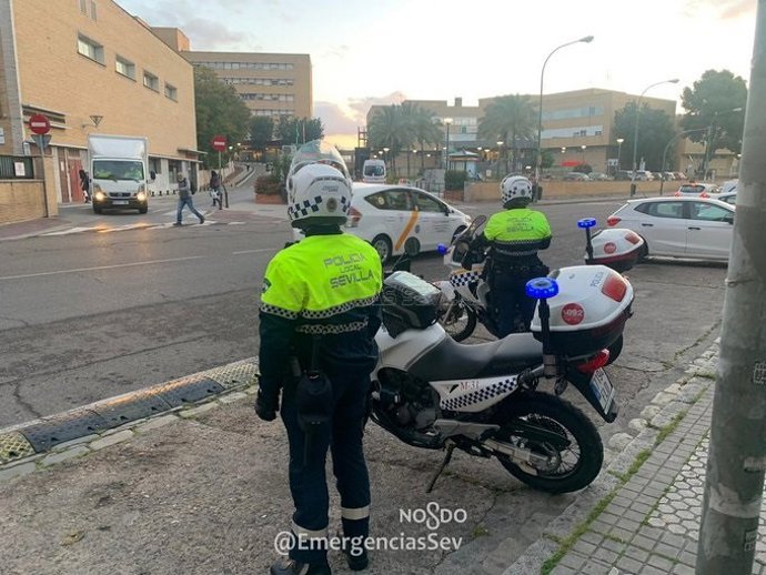 Operativo de la Policía Local de Sevilla