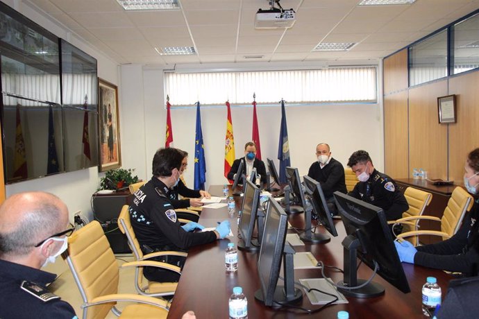 Reunión Policía Local de Albacete.