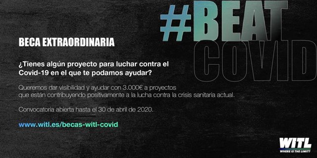 WITL becará con 3.000 euros un proyecto que luche contra el coronavirus