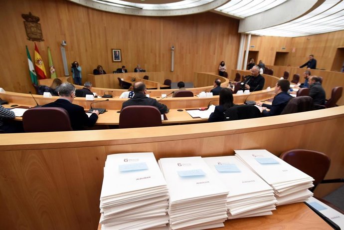 Pleno de la Diputación, en imagen de archivo