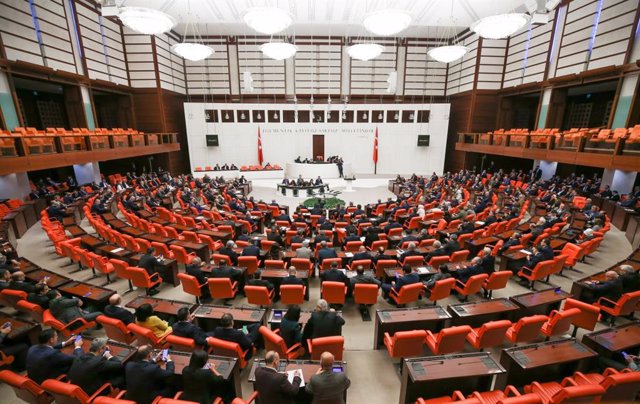Vista general del Parlamento de Turquía