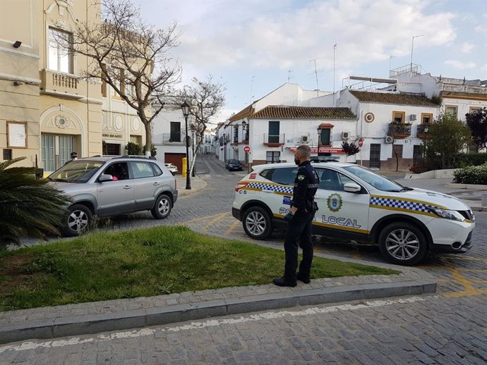 Control de la Policía Local en Carmona