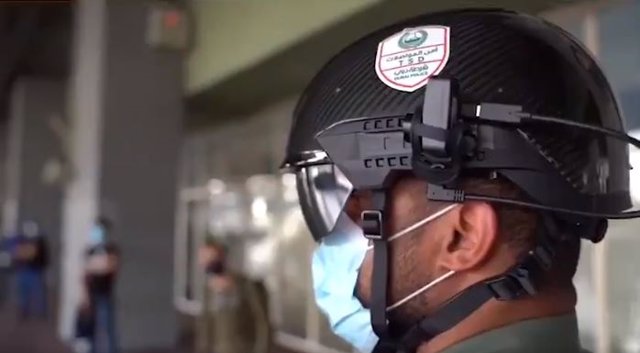 Coronavirus.- La Policía de Dubái utiliza "cascos inteligentes" con sensores tér