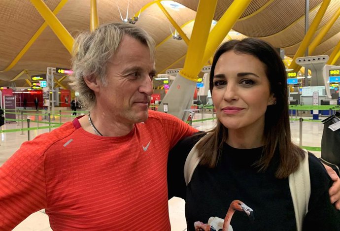 Paula Echevarría y Jesús Calleja en 'Planeta Calleja'