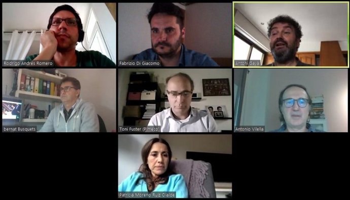 Reunión del Ayuntamiento de Palma con las patronales Afedeco y Pimeco.