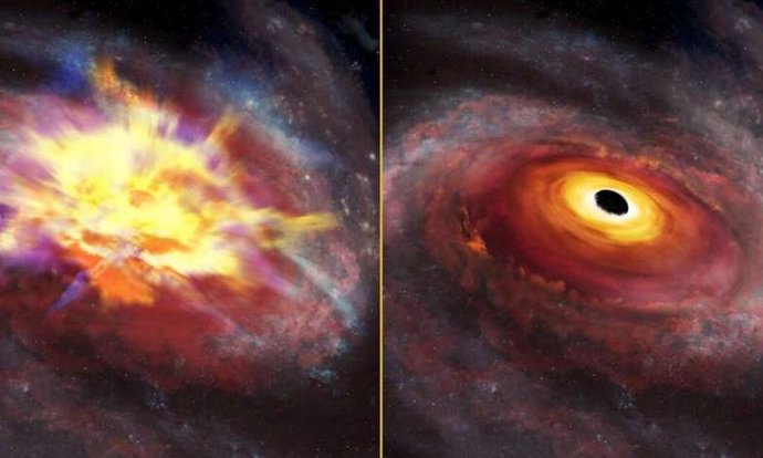Tempestad cósmica desatada por un cuásar a 60.000 años luz