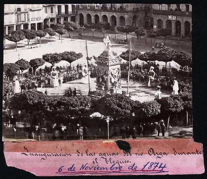 Fotografía de Pamplona del archivo municipal del Ayuntamiento