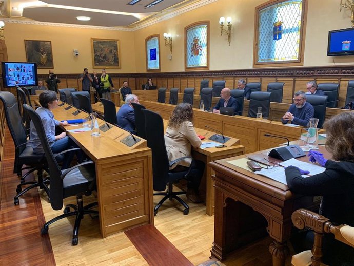 Pleno Municipal de Gijón semipresencial