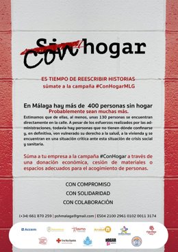 Cartel Campaña #ConHogarMLG