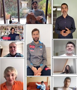 Personalidades del deporte participan en la iniciativa solidaria de Ibercaja