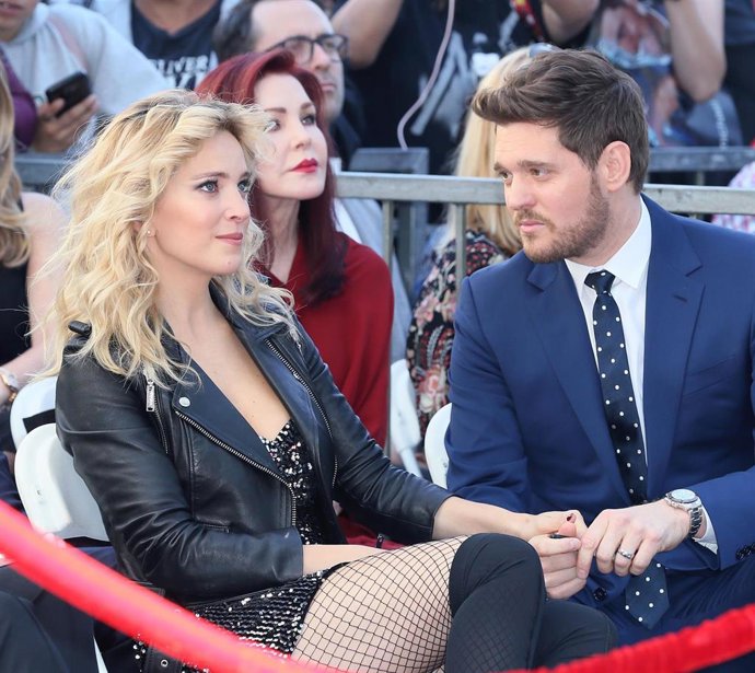 Michael Buble Honored With Star On The Hollywood Walk Of Fame