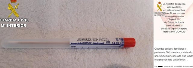 Publicidad de la oferta del análisis en redes sociales y un test