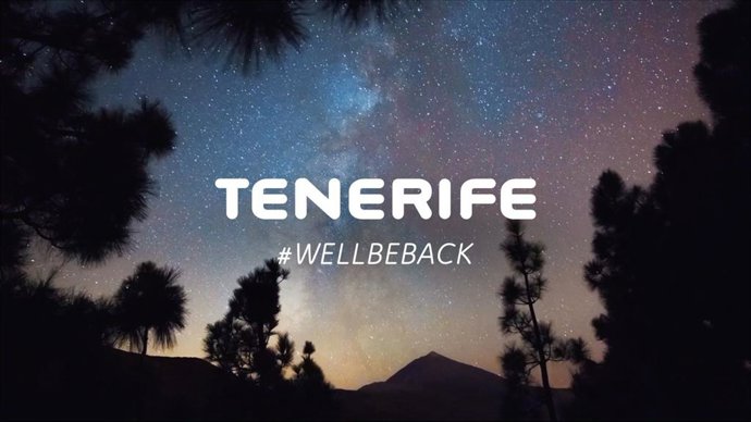 Cartel promocional de la campaña 'Volveremos' de Turismo de Tenerife