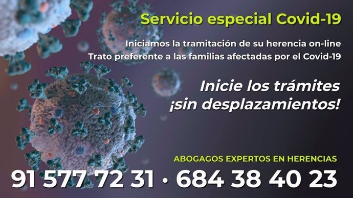 COMUNICADO: Tramitación de herencias durante la crisis del coronavirus en Gonzál