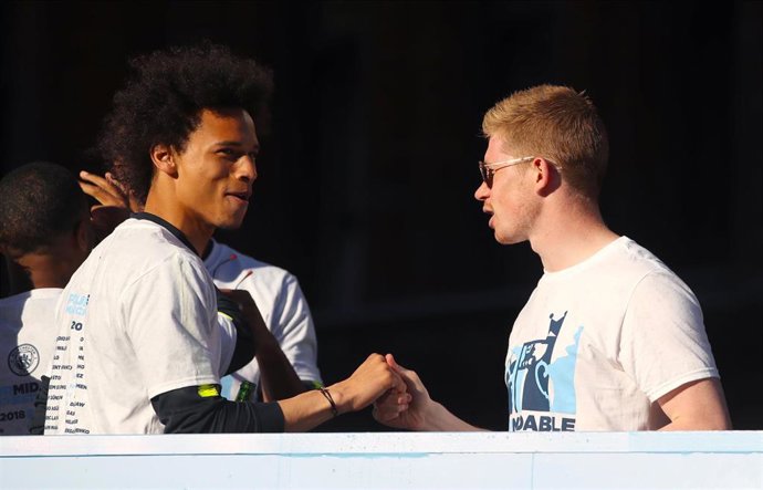 Leroy Sane y Kevin De Bruyne
