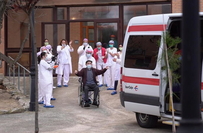 Uno de los pacientes dados de alta en Alfambra