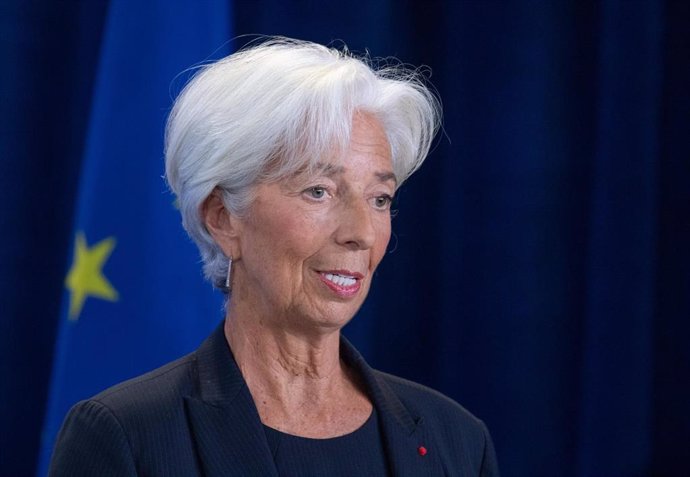 La presidenta del Banco Central Europeo,  Christine Lagarde