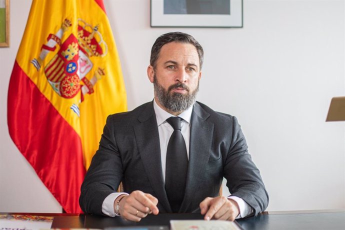 El presidente de Vox, Santiago Abascal