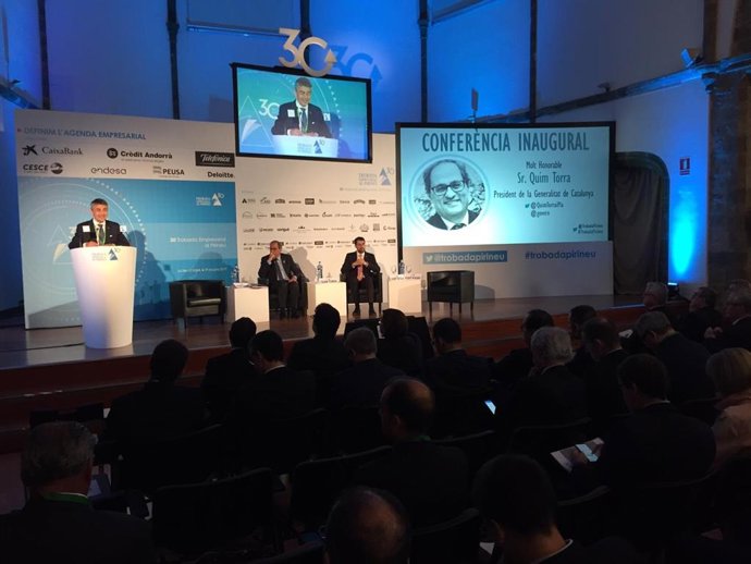 Imagen de archivo de la Trobada Empresarial al Pirineu de 2019.