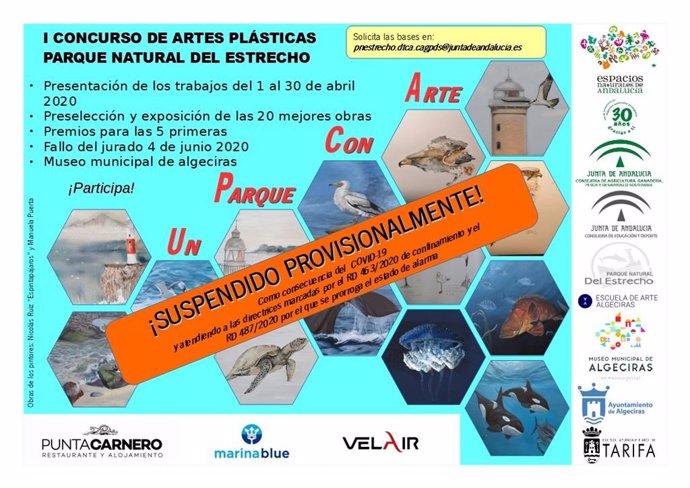 Np. Aplazado El I Concurso De Artes Plásticas Del Parque Natural Del Estrecho