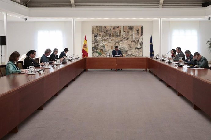 El presidente del Gobierno, Pedro Sánchez, preside la reunión del Comité Técnico de Gestión del COVID-19  