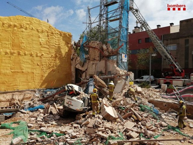 El derrumbe en Sant Just Desvern