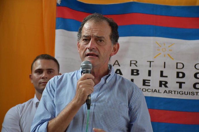 El líder del partido uruguayo Cabildo Abierto, Guido Manini Ríos