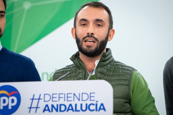 El presidente de NNGG Andalucía, Kike Rodríguez, en una foto de archivo.