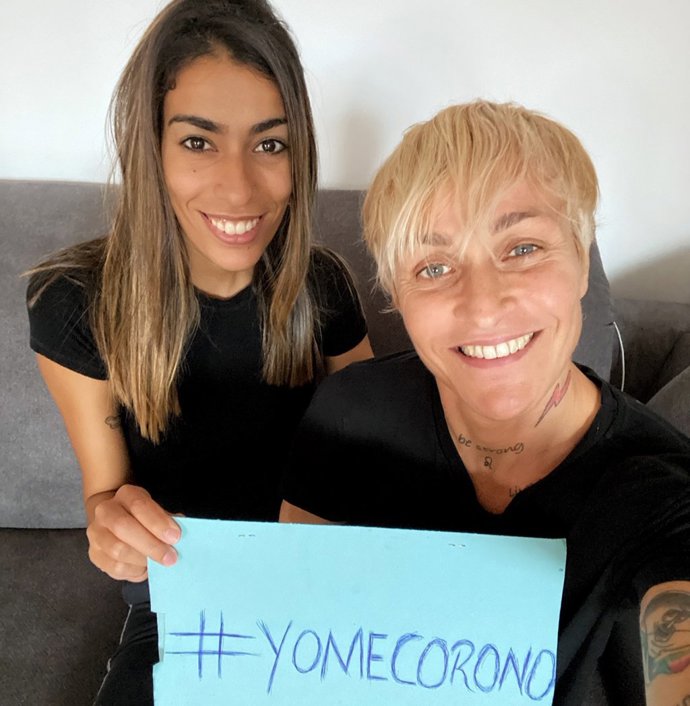 Magali Dalix y Claudia León hacen entrenar de forma divertida durante el COVID-19