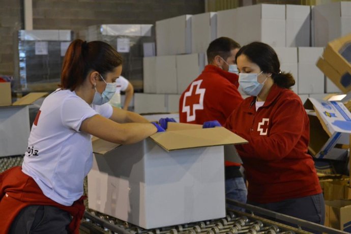 Voluntarios de Cruz Roja