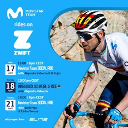 El ex campeón del mundo Alejandro Valverde revivirá su oro en Innsbruck en una carrera virtual