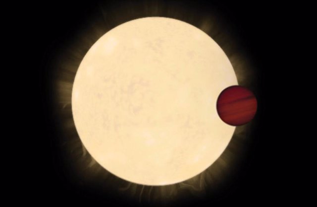 Impresión artística del exoplaneta HD 93396