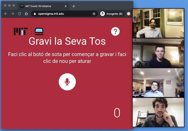 Un equipo del Massachusetts Institute of Technology (MIT) de Boston (EEUU) está trabajando en una aplicación para móvil que ayuda a hacer un diagnóstico del coronavirus
