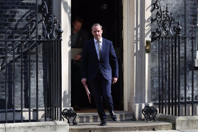 El secretari d'Exteriors del Regne Unit, Dominic Raab, que lidera el govern mentre el primer ministre es recupera de la Covid-19