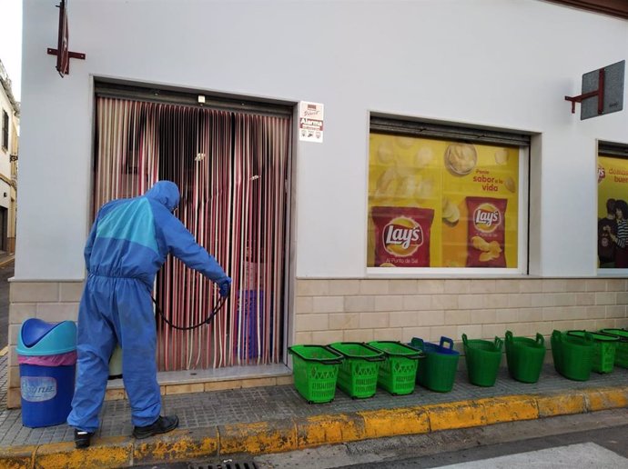 Servicios de desinfección contratados por Diputación
