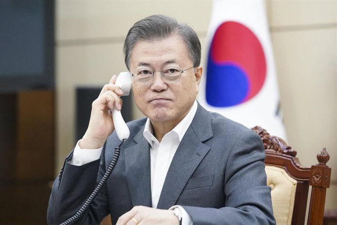 El presidente de Corea del Sur, Moon Jae In