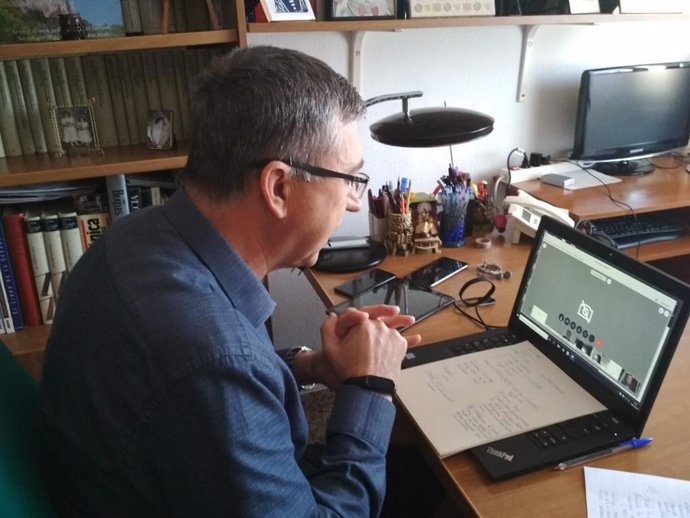 El conseller de Economía Sostenible, Rafa Climent, durante la reunión del Obervatorio de la Industria