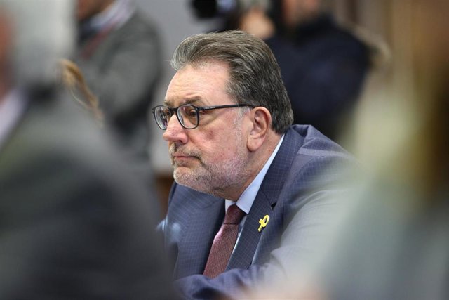 Josep Lluís Cleries, portavoz del PDeCAT en el Senado, en la comparecencia de Zoido por el 1-O