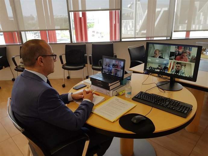 El consejero de Educación, Cultura y Deporte del Gobierno de Aragón, Felipe Faci.