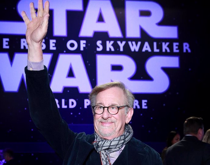 Steven Spielberg en la premiere de Star Wars: The Rise Of Skywalker