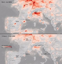 La contaminación sigue baja en Europa gracias al confinamiento 