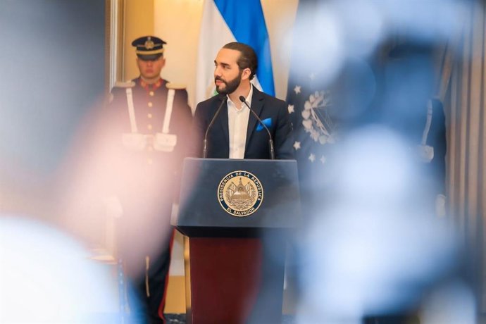 El presidente de El Salvador, Nayib Bukele