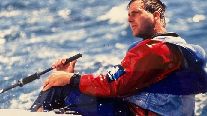 El regatista mexicano Eric Mergenthaler, en una imagen de archivo.